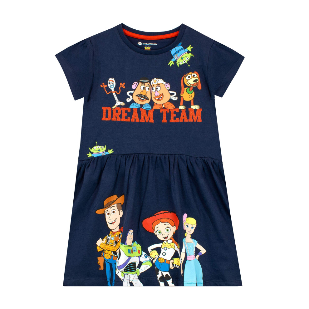 Disney Girls' Toy Story Dress Size 5 Blue