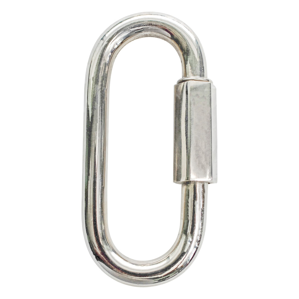 Rch Hardware Qlbr0188 Brass Quick Link 1 Gauge Polished Nickel 2 Pack 665752669044