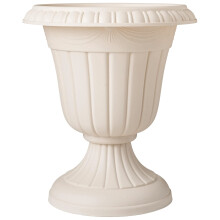 Arcadia Garden Products PL10TP Jardinier tradi?ional cu urne din plastic pentru interior/exterior 15"""" x 13"""" Taupe