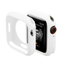 Ultra tenk m kk TPU n razuvzdorn puzdro Hontao pre iWatch Apple Watch Series SE 6/5/4 biele 40 mm
