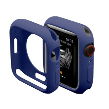 Ultra tenk m kk TPU n razuvzdorn puzdro Hontao pre iWatch Apple Watch Series 3/2/1 modr 38 mm