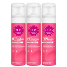 eos Crema de Afeitar para Mujeres- Granada y Frambuesa, Hidratación 24 Horas, 7 oz, Pack de 3