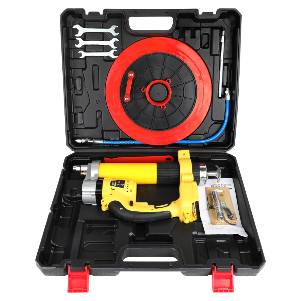 (Only Tool) 400Cc Battery-Powered Grease Gun With Case For Automotive,Agricultural And Industrial Equipment 6901489039274