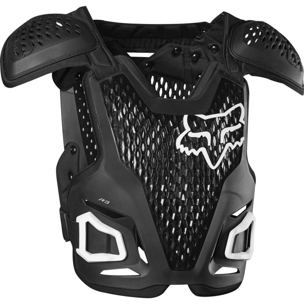 Wacky Races Fox Racing Mens Motocross Roost Deflector R3 Small-Medium Black