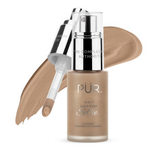 PR MINERALS 4-v-1 Love Your Selfie Longwear Foundation & Concealer Full Covering Tekut podkladov bze Hydratacn formulace Bez krutosti