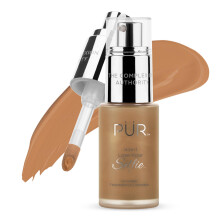 PR MINERALS 4-v-1 Love Your Selfie Longwear Foundation & Concealer Full Covering Tekut podkladov bze Hydratacn formulace Bez krutosti