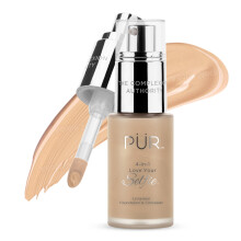 PR MINERALS 4-in-1 Love Your Selfie Fondotinta e correttore a lunga tenuta Fondotinta liquido a copertura totale Formula idratante Cruelty Free