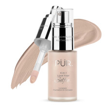 PR MINERALS 4-v-1 Love Your Selfie Longwear Foundation & Concealer Full Covering Tekut podkladov bze Hydratacn formulace Bez krutosti