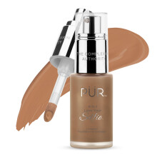 PR MINERALS 4-v-1 Love Your Selfie Longwear Foundation & Concealer Full Covering Tekut podkladov bze Hydratacn formulace Bez krutosti