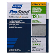 Br   sne listy Norton ProSand 9"""" x 11"""", 120 g, 20 kusov