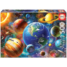 Educa 18449 Rejtvnyek 500 db Naprendszer Tarka
