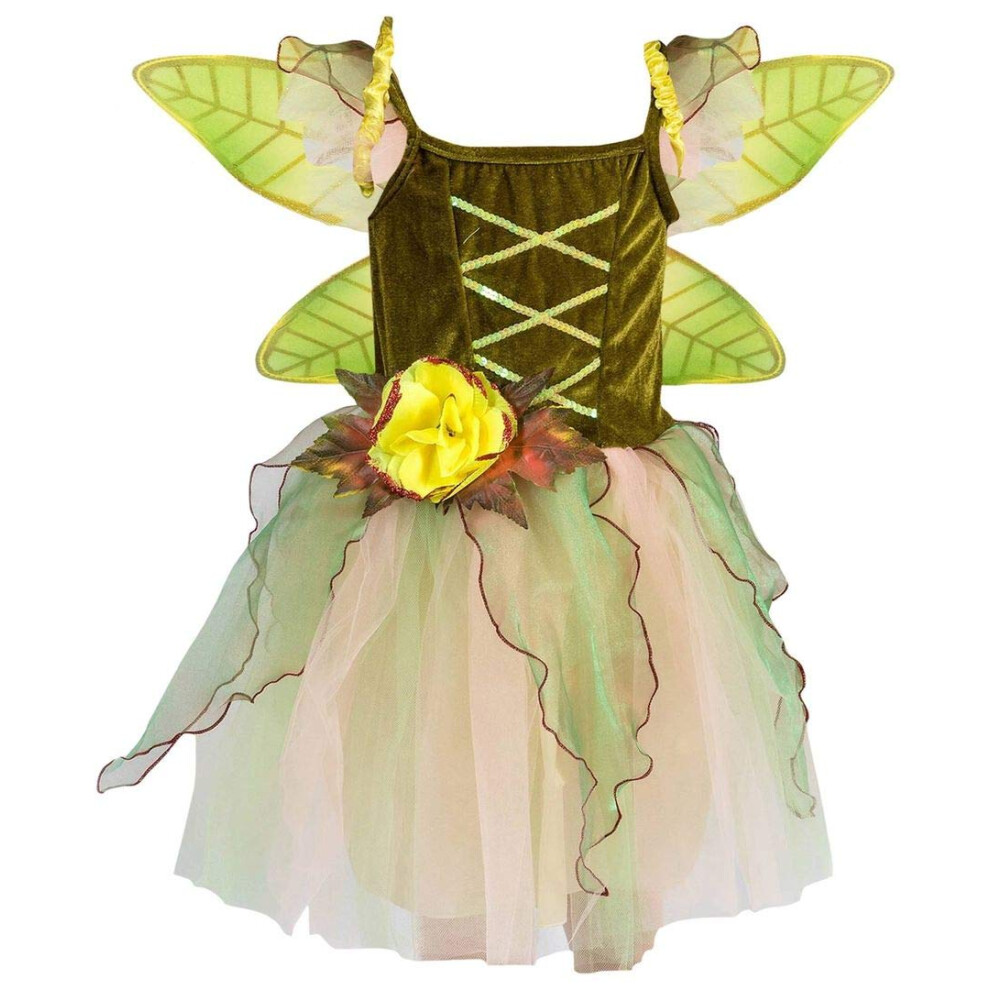 Robe de d   guisement de f   e Petitebella 1-10 ans (vert olive 6-8 ans)