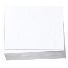 Hamilco 5x7 weies Leinenstruktur-Kartonpapier, leere Karteikarten, flacher Karton, 80-Pfund-Einband  50er-Pack