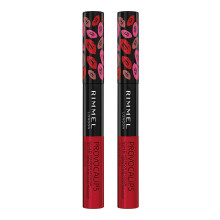 Rimmel Provocalips Play with Fire - Rouge lèvres 2 étapes 16H Kissproof, liquide 0,14 oz