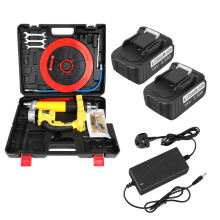 (with 2PCS 5.5Ah battery and charger) 400CC Battery-Powered Grease Gun with Case for Automotive,Agricultural and Industrial Equipment
