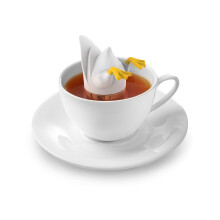 Bautura autentica Fred Duck Duck Duck Reutilizable Tea Infuser White Fun Cadou pentru iubitorii de ceai Gadget de bucatarie inteligenta