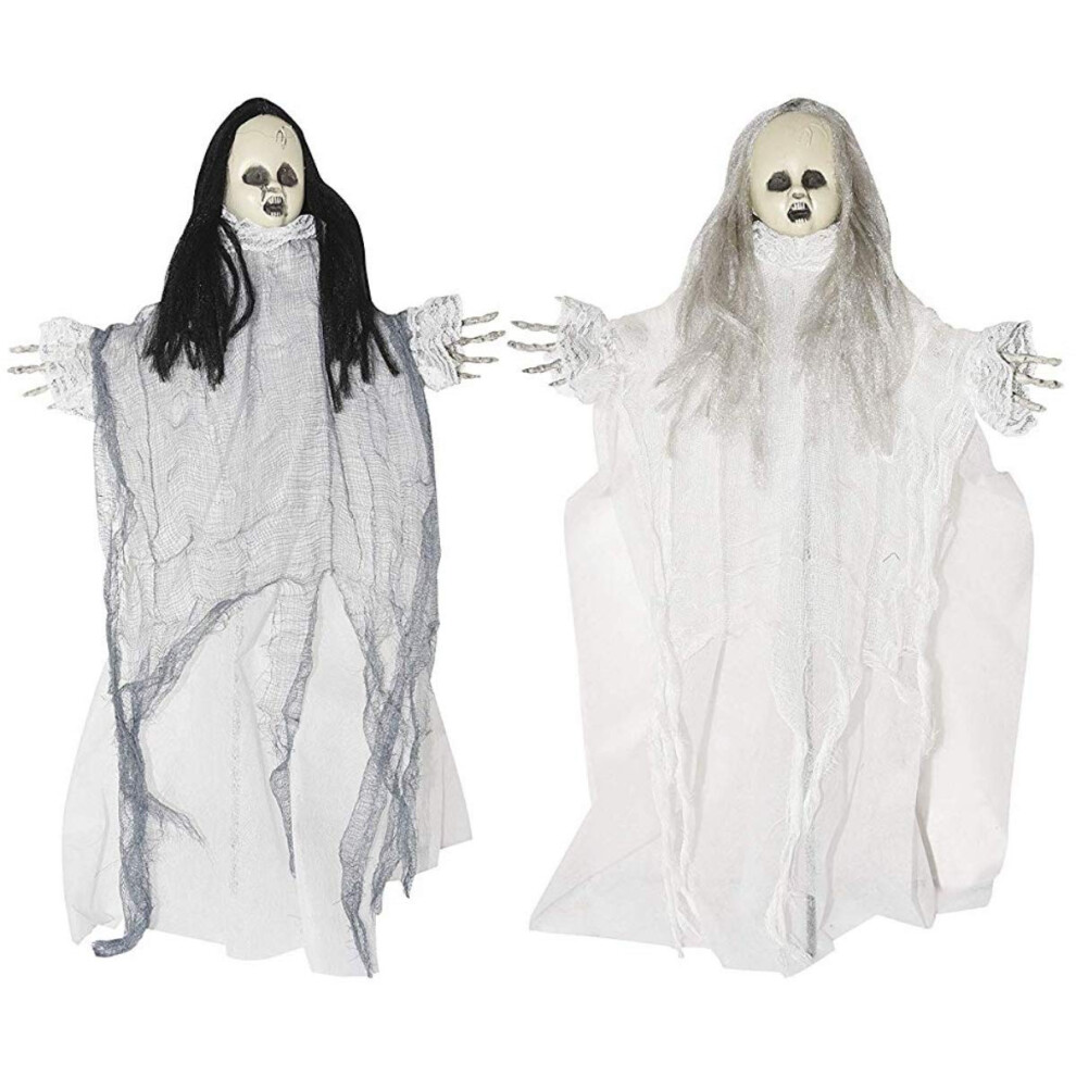 Sunstar Halloween Diverse Griezelige Babypoppen Decoratie 20 Inch Pakket Van 2-image