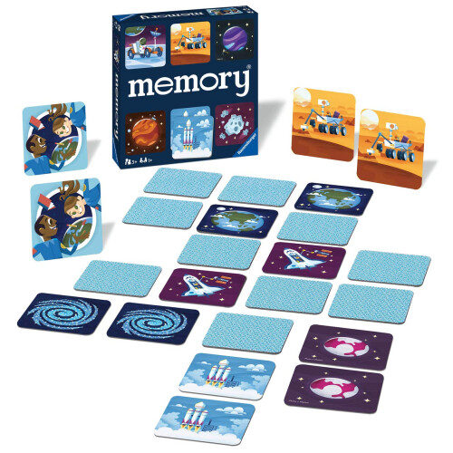 Ravensburger Ravensburger Space Memory Game - Διασκεδαστικό Εκπαιδευτικό Παιχνίδι για Παιδιά 2