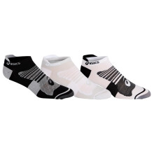 ASICS Quick Lyte Plus 3pk Brilliant White/Performance Black Medium