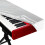 61-Key Kyboard Dust Cover (White) 3