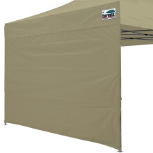 Eurmax USA Instant Canopy SunWall 10x10 Lateral de Tenda para Tenda de Pop Up, 1 Pacote Apenas (Caqui)