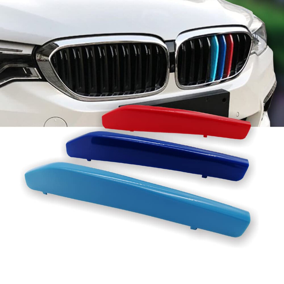 Nyzauto M-Colored Stripe Grille Insert Trims Compatible With Bmw 2017- 778862177306