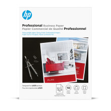 HP Professional Business Paper Glossy 8.5x11 i 52 lb 150 ark fungerer med laserprintere (4WN10a) Hvid