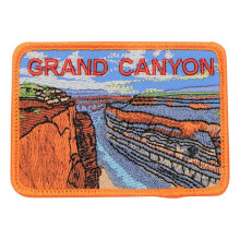 Emblema do Parque Nacional do Grand Canyon - Arizona, Rio Colorado (Aplicar a ferro)