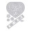 Sizzix Thinlits set set 10 pachet eticheta de inima de Katelyn Lizardi Multicolor 2