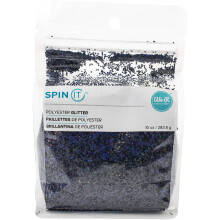 We R Memory Keepers 0633356606192 Glitter Spin It-10 unce-Super robustn-Black
