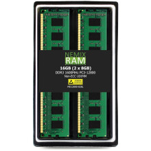 NEMIX RAM 16 GB (2X8 GB) DDR3 1600MHZ PC3-12800 2Rx8 1.35V 240 PIN, nem ECC UDIMM Puffereletlen asztali memria KIT