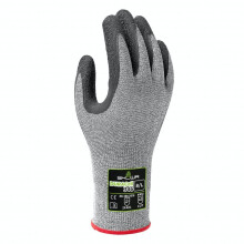 Showa 346 Natural Rubber Latex Palm Coated Cut Resistant Safety Glove With HPPE Liner 13-Gauge Medium (12 Pair)
