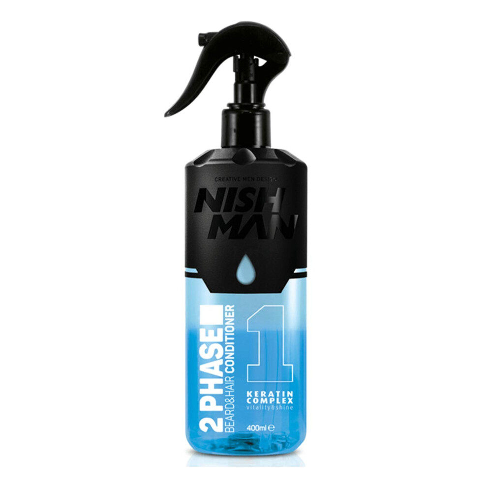 Nishman Beard & Mustache Care Series Phase Beard & Hair Conditioner, 400ml