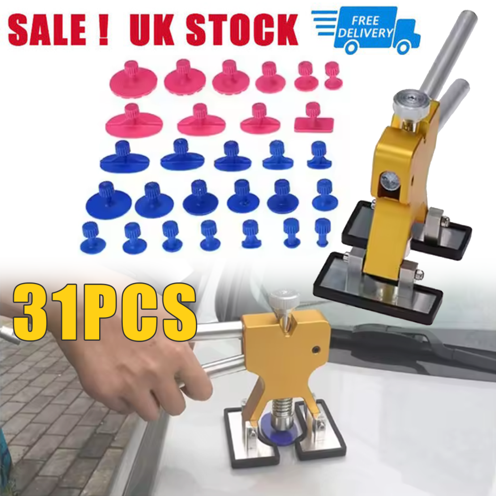 Body Dent Paintless Repairing Puller Accessories W/30Tabs Suction Cup 340046451528