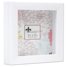 Lawrence Frames 785255 Shadow Box Frame 5x5 White