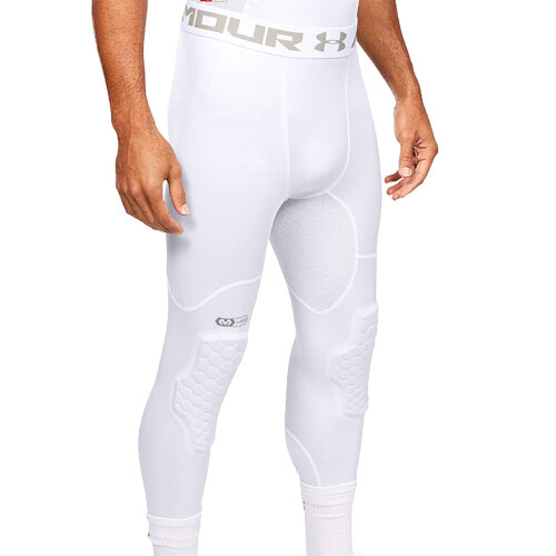Under Armour Under Armor Gameday Armor 2Pad 3/4 Tight Bball-wht MD