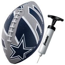 Franklin Sports NFL Dallas Cowboys Voetbal - Jeugd Voetbal - Mini 8.5" Rubber Voetbal - Perfect voor Kinderen - Team Logo's en Kleuren!