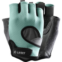 LIFECT Freedom Trainingshandschuhe fr Knchelgewichtheben, kurze fingerlose Handschuhe mit gebogenem, offenem Rcken fr Powerlifting, Fitnessstudio