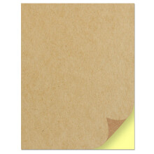 30 hojas de etiquetas de papel adhesivo Kraft, impresin lser/inyeccin de tinta, tamao carta (8,5 x 11)