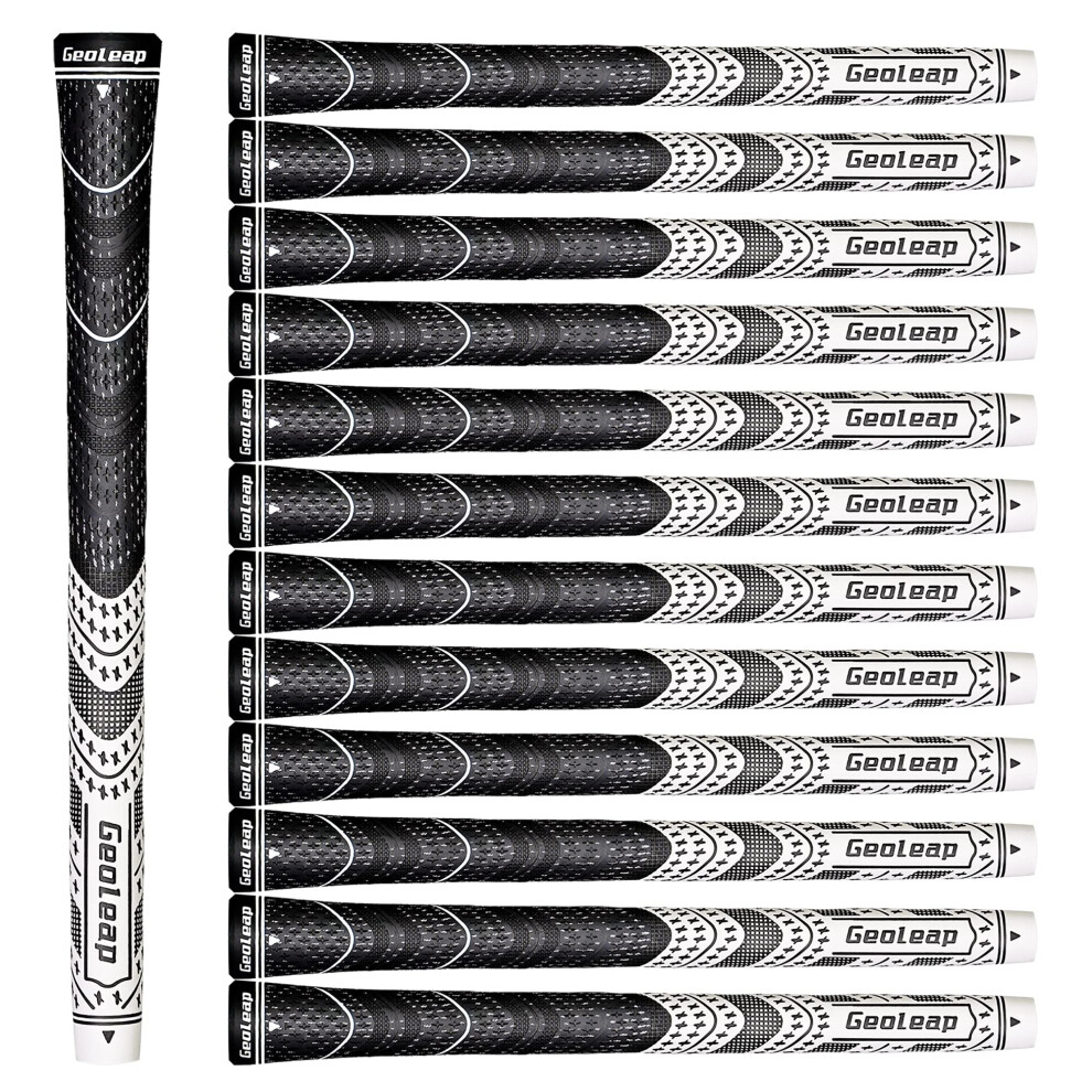 Lot de 13 poign   es de golf Geoleap - Mat   riau en caoutchouc composite Cordon Hybrid Go