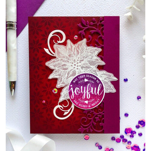 Hero Arts SA132 Stencils Kerstster Stencil 2