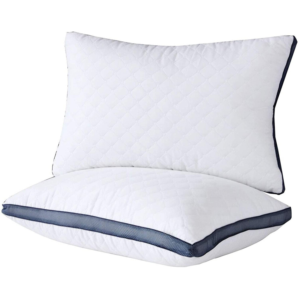 Meoflaw Pillows for Sleeping (2-Pack) Luxury Hotel Pillows Queen Size Set of 2 Bed Pillows for Side and Back Sleeper (Queen)