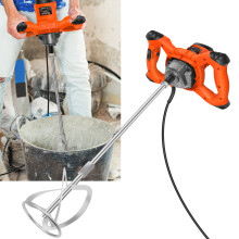 M14 Paint Mortar Mixer, Electric Agitator 6-Speed Stirring Tool for Cement, Drywall Mud, Grout, Thinset