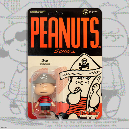 Super7 Peanuts Πειρατής Λίνους 3.75 in Αντίκτυπος Φιγούρα 2