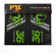 Fox Racing Shox Heritage Gabel- und Stodmpfer-Aufkleber-Set, grn, Einheitsgre