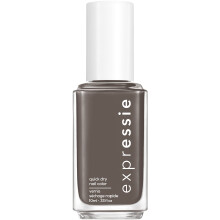 essie Expressie Nagellack, schnell trocknender, gedmpfter grauer Nagellack, vegan, keine Zeit fr Lokale, 0,33 fl oz