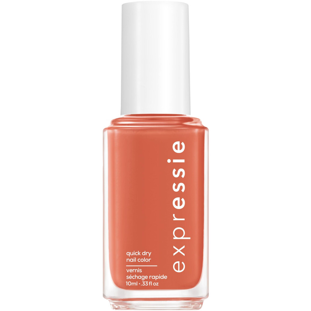 Essie Orange Expressie Quickdry Nail Polish 8Free Vegan Burnt In A 033 Fl Oz
