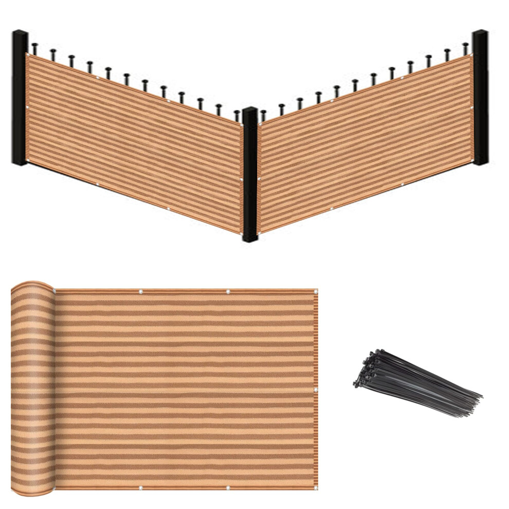 Eden's Decor Balkon Oslona Ekranu Zaslaniajacego Siatkowa Szyba Przednia Odporna Na Warunki Atmosferyczne Ochrona Przed Promieniowaniem Uv Do Tar-image