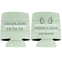 Individueller Dosenkhler fr Babypartys  Knallende Flaschen haben nicht mehr die gleiche Bedeutung  Babyparty in Mintgrn (48)