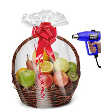 Bolsas retr?ctiles de celof?n transparente de PVC para cestas de regalo, de Purple Q Crafts, 24 x 30 pulgadas (paquete de 5)